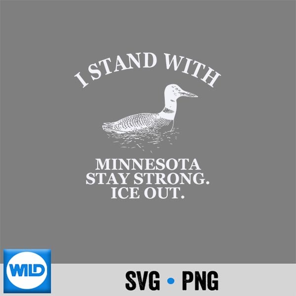 I Stand With Minnesota Support Local Silhouette SVG PNG Cut File 1 I Stand With Minnesota Support Local Silhouette SVG PNG Cut File