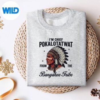 Alternative view of Im Chief Pokalotatwat From The Tribe Native American Chief SVG PNG Digital Design
