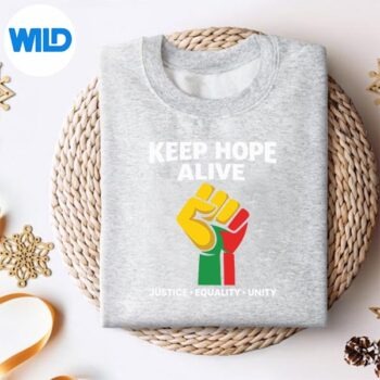Alternative view of Inspirational Keep Hopes Alive Black History Pride Silhouette SVG PNG Cut File