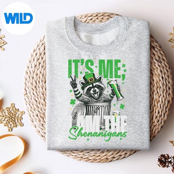 Its Me Im The Shenanigans Raccoon St Patricks Day Cut File PNG 2 Its Me Im The Shenanigans Raccoon St Patricks Day Cut File PNG - Image 2