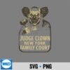 Judge Clown Vintage Silhouette SVG PNG Cut File 6 JudgeClownVintage