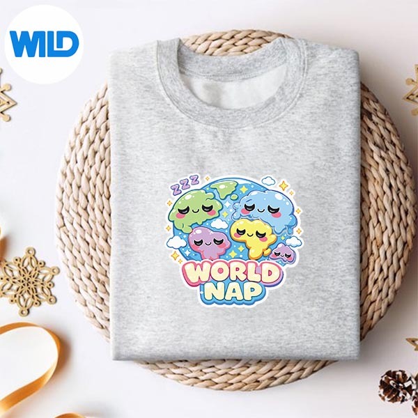 Kawaii World Nap Sleeping Earth Cute Continents SVG PNG 2 Kawaii World Nap Sleeping Earth Cute Continents SVG PNG - Image 2
