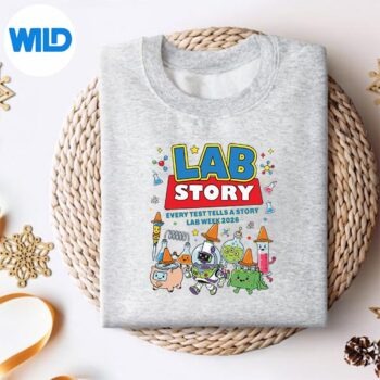 Alternative view of Lab Story Lab Week 2026 Medical Laboratory Technician Team SVG PNG Digital Download