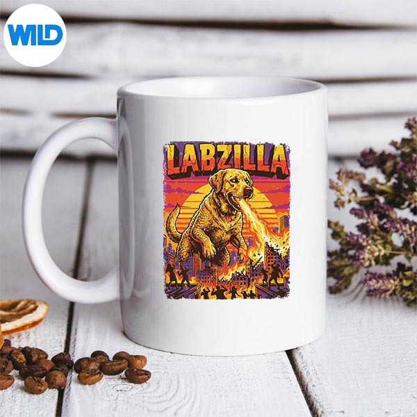 Labzilla Giant Yellow Labrador Retriever Dog Monster Parody Digital Download 3 Labzilla Giant Yellow Labrador Retriever Dog Monster Parody Digital Download - Image 3