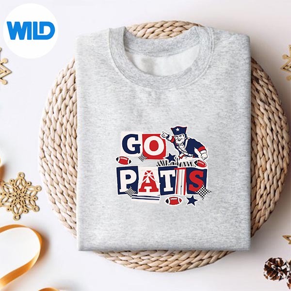 Lets Go For Pats Sport Ne Digital Design 2 Lets Go For Pats Sport Ne Digital Design - Image 2