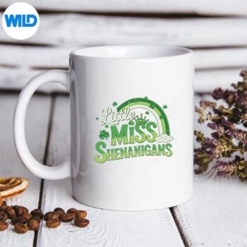 LittleMissShenanigansForGirlsDaughterStPatricksDaymug