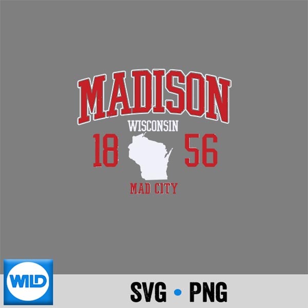 Madison Wisconsin City Collegiate Vintage Digital Download 1 Madison Wisconsin City Collegiate Vintage Digital Download