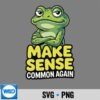 MakeSenseCommonAgainFrogSarcasticWittyHumorTriblend