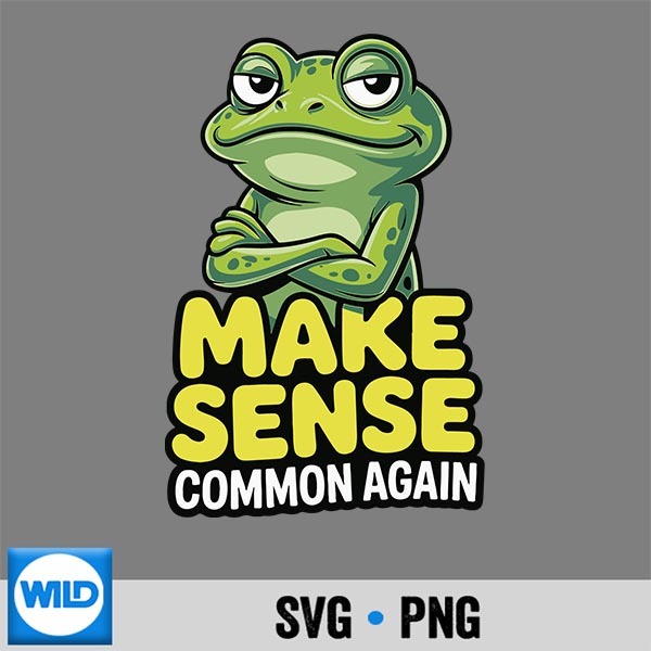 Make Sense Common Again Frog Sarcastic Witty Humor Triblend Digital Design 1 Make Sense Common Again Frog Sarcastic Witty Humor Triblend Digital Design