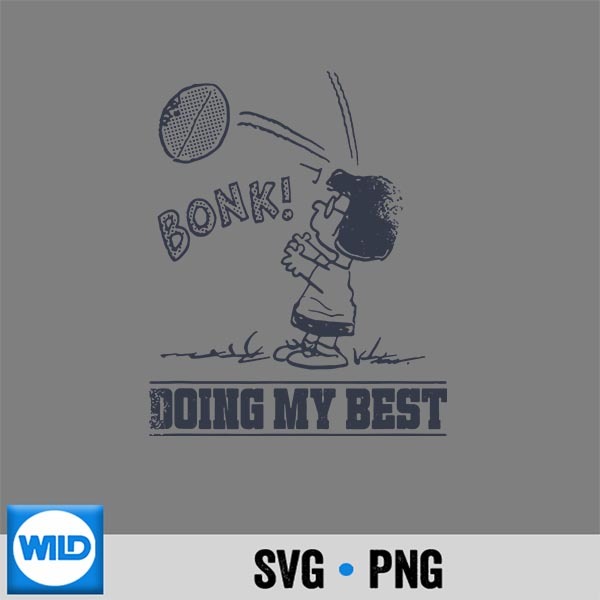 Marcie Doing My Best Bonk Silhouette SVG PNG 1 Marcie Doing My Best Bonk Silhouette SVG PNG