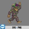 Mardi Gras Bigfoot Rocker Carnival Sasquatch Yeti SVG PNG 6 MardiGrasBigfootRockerCarnivalSasquatchYeti
