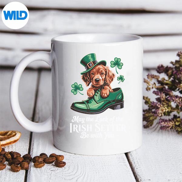 May The Luck Of The Irish Setter Be With You Dog Lovers St Digital Design 3 May The Luck Of The Irish Setter Be With You Dog Lovers St Digital Design - Image 3