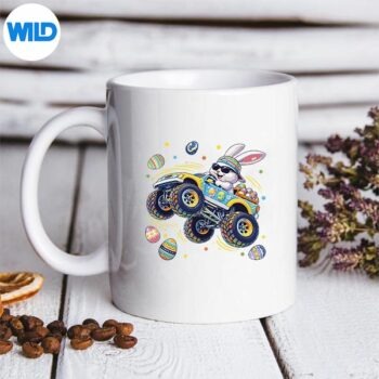 MonsterTruckRabbitEasterToddlermug