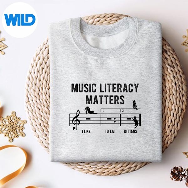 Music Literacy Matters I Like To Eat Kittens Music Joke SVG PNG Digital Design PNG 2 Music Literacy Matters I Like To Eat Kittens Music Joke SVG PNG Digital Design PNG - Image 2