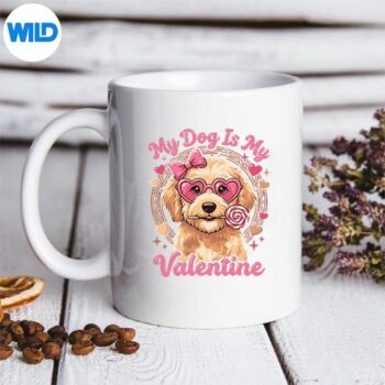 MyDogIsMyValentineGoldendoodleHeartGoldenDoodleLovemug