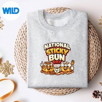Alternative view of National Sticky Bun Day Cinnamon Cute Roll Bun Kawaii Idea SVG PNG Digital Download PNG