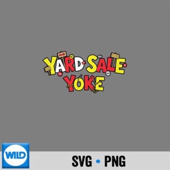 Nice Yard Sale Yoke Statement Look PNG SVG for Cricut