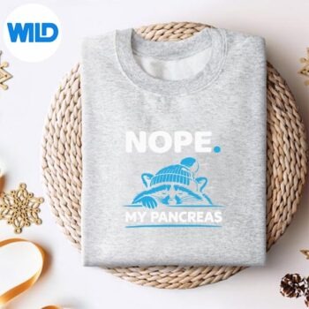 Alternative view of Nope My Pancreas Feral Raccoon T1d Diabetes Awareness Digital Download