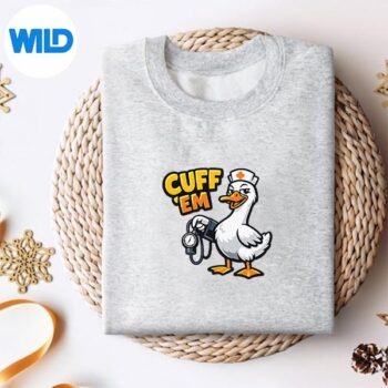 NurseGooseCuffEmBpMedicalHumorsweater