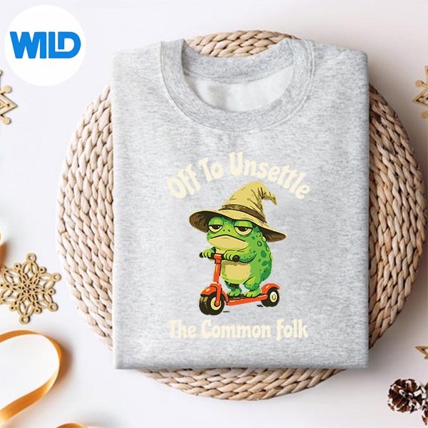Off To Unsettle The Common Folk Frog Wizard SVG PNG Digital Design 2 Off To Unsettle The Common Folk Frog Wizard SVG PNG Digital Design - Image 2
