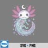 PastelGothGirlKawaiiCuteSkeletonAxolotl