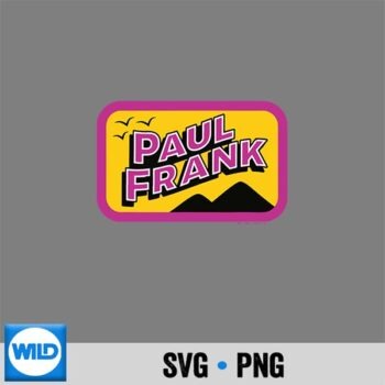 Paul Frank Purple Sunset Vintage SVG PNG Digital Design