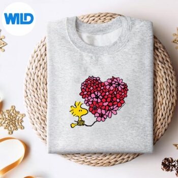 PeanutsValentinesWoodstockHeartVintagesweater