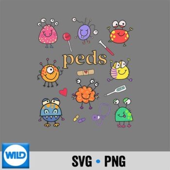 Pediatric Nurse Peds Nurse Peds Crew Rn Pediatric Emergency SVG PNG Digital Download PNG