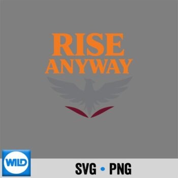 Phoenix Rebirth Rising From Ashes Resilience Retro SVG PNG Digital Download