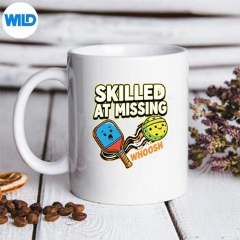 PickleballPlayerSkilledAtMissingShotsHumormug