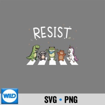 Portland Frog Protest Resist Portland Frog Activist Vector Design