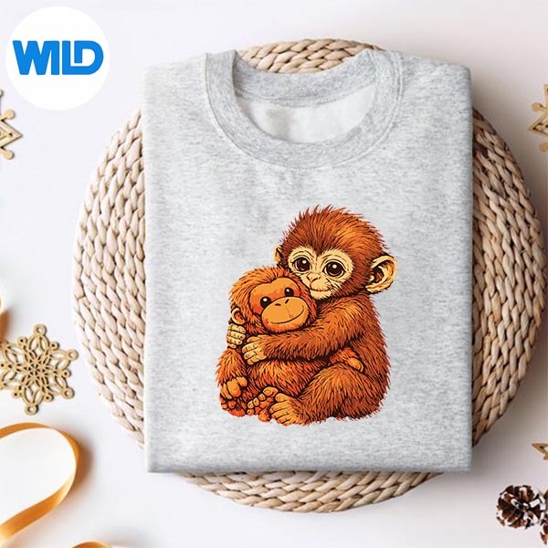 Punch Monkey Cute Baby Animal Digital Download 2 Punch Monkey Cute Baby Animal Digital Download - Image 2