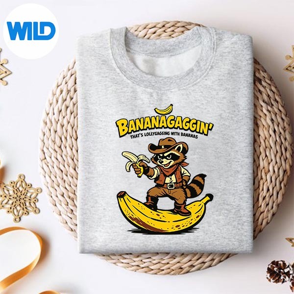 Racoon Cow Western Life Banana Howdy Bananagaggin SVG PNG Cut File 2 Racoon Cow Western Life Banana Howdy Bananagaggin SVG PNG Cut File - Image 2