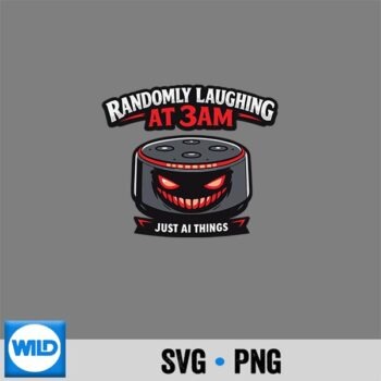 Randomly Laughing At 3am Creepy Smart Speaker Ai Humor Digital Download