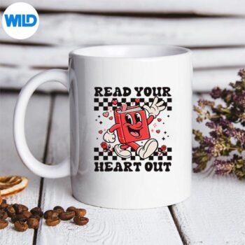 ReadYourHeartOutTeacherValentinesBookLovermug