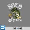 Reelin In 100 Days Of School Bass Camo Fishing Vector Design 7 ReelinIn100DaysOfSchoolBassCamoFishing