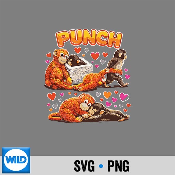 Retro Cute Monkey Punch Ultimately I Have To Be Brave Viral Digital Design 1 Retro Cute Monkey Punch Ultimately I Have To Be Brave Viral Digital Design