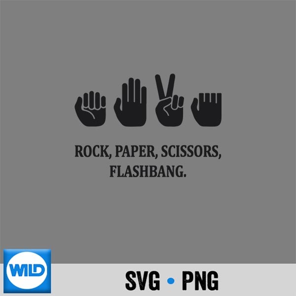Rock Paper Scissors Flash Sign SVG PNG Cut File 1 Rock Paper Scissors Flash Sign SVG PNG Cut File