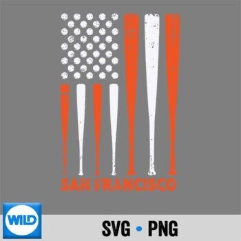 Classic Shop 52 San Francisco Flag Vintage Baseball For Digital Download PNG