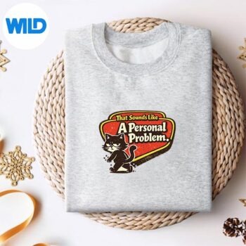 SarcasticCat70sComicPersonalProblemsweater