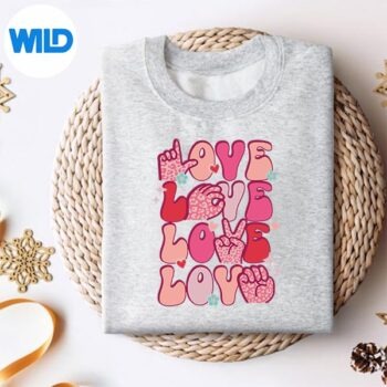 Sign Language Valentines Day Love Asl Finger Spelling SVG PNG Digital Download 4 SignLanguageValentinesDayLoveAslFingerSpellingsweater