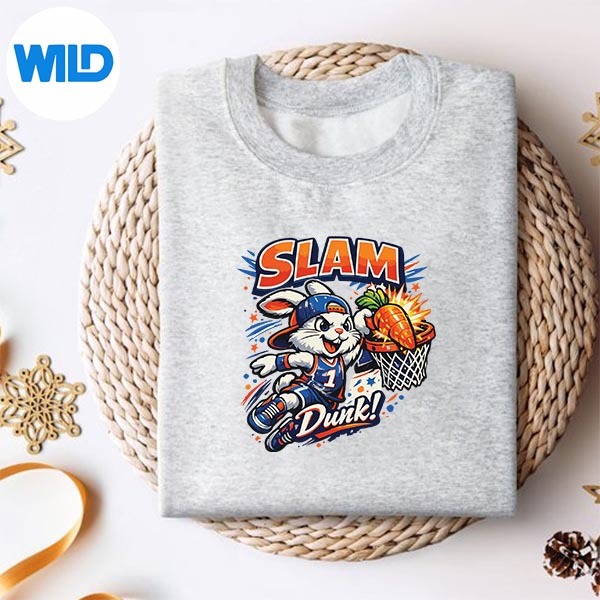 Slam Dunk Easter Basketball Vintage Silhouette SVG PNG 2 Slam Dunk Easter Basketball Vintage Silhouette SVG PNG - Image 2