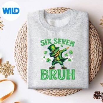 St Patricks Day 67 Leprechaun Dab Six Seven Bruh SVG PNG Cut File 4 StPatricksDay67LeprechaunDabSixSevenBruhsweater
