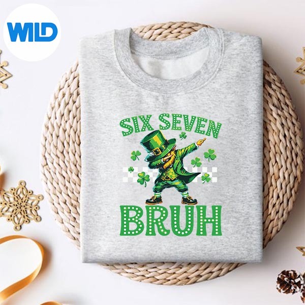 St Patricks Day 67 Leprechaun Dab Six Seven Bruh SVG PNG Cut File 2 St Patricks Day 67 Leprechaun Dab Six Seven Bruh SVG PNG Cut File - Image 2
