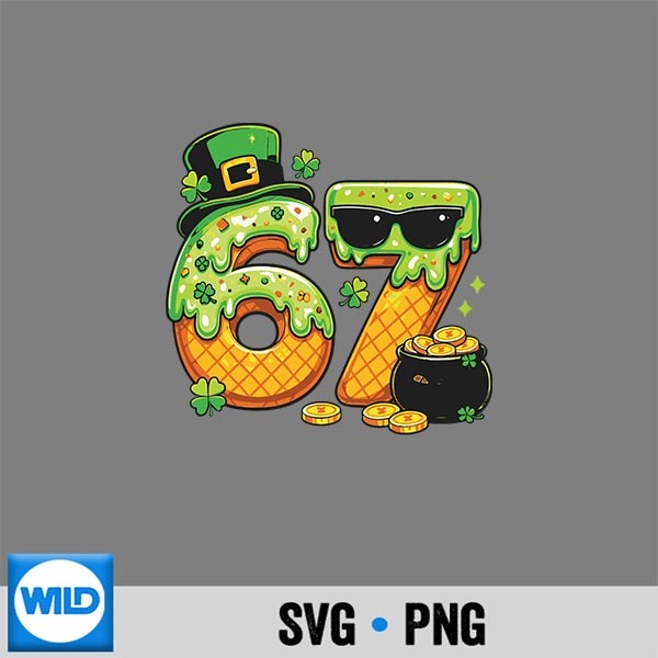 St Patricks Day 6 7 Six Seven 67 Girls Shamrock Cut File 1 St Patricks Day 6 7 Six Seven 67 Girls Shamrock Cut File