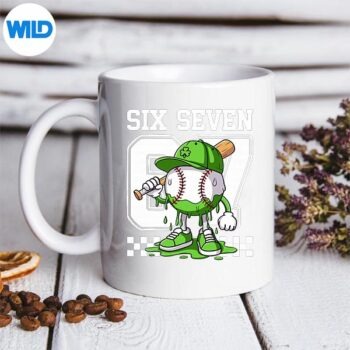 St Patricks Day 67 Six Seven Baseball Ice Cream Drip SVG PNG Cut File PNG 5 StPatricksDay67SixSevenBaseballIceCreamDripmug