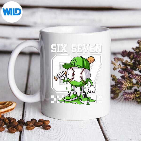 St Patricks Day 67 Six Seven Baseball Ice Cream Drip SVG PNG Cut File PNG 3 St Patricks Day 67 Six Seven Baseball Ice Cream Drip SVG PNG Cut File PNG - Image 3