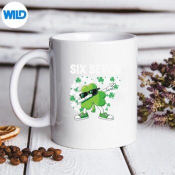 StPatricksDaySixSeven67MemeShamrockGirlsmug