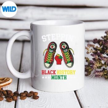 SteppinIntoBlackHistoryMonthPowerFistAfricanAmericanmug