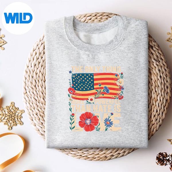 The Only Thing More Powerful Than Hate Is Love Love Silhouette SVG PNG Cut File 2 The Only Thing More Powerful Than Hate Is Love Love Silhouette SVG PNG Cut File - Image 2